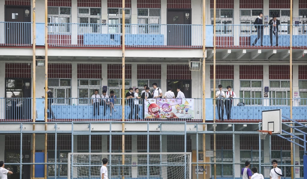 Students at Wah Yan College in Wan Chai. Photo: Dickson Lee