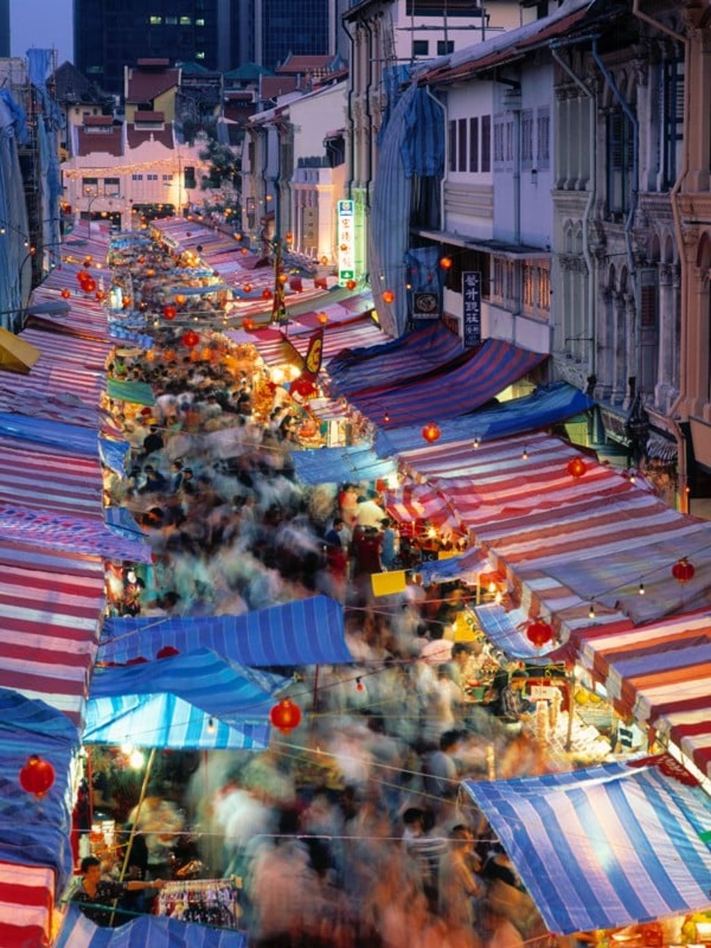 A night market in Chinatown, Singapore. Picture: Alamy