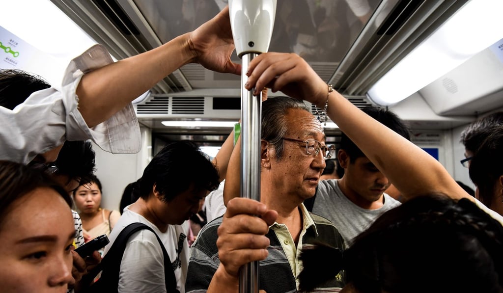 Shanghai has the world’s longest subway network, and is expected to span 700 kilometres this year before reaching 830 kilometres by the end of 2020. Photo: AFP