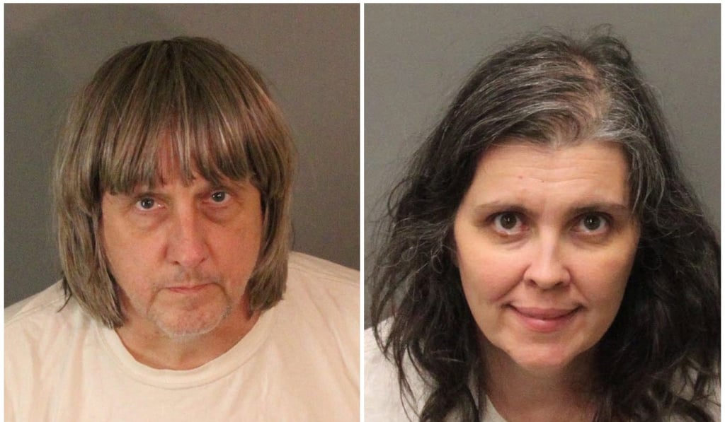 A combination photo of David Allen Turpin (left) and Louise Ann Turpin as they appear in booking photos provided by the Riverside County Sheriff's Department. Photo: Reuters