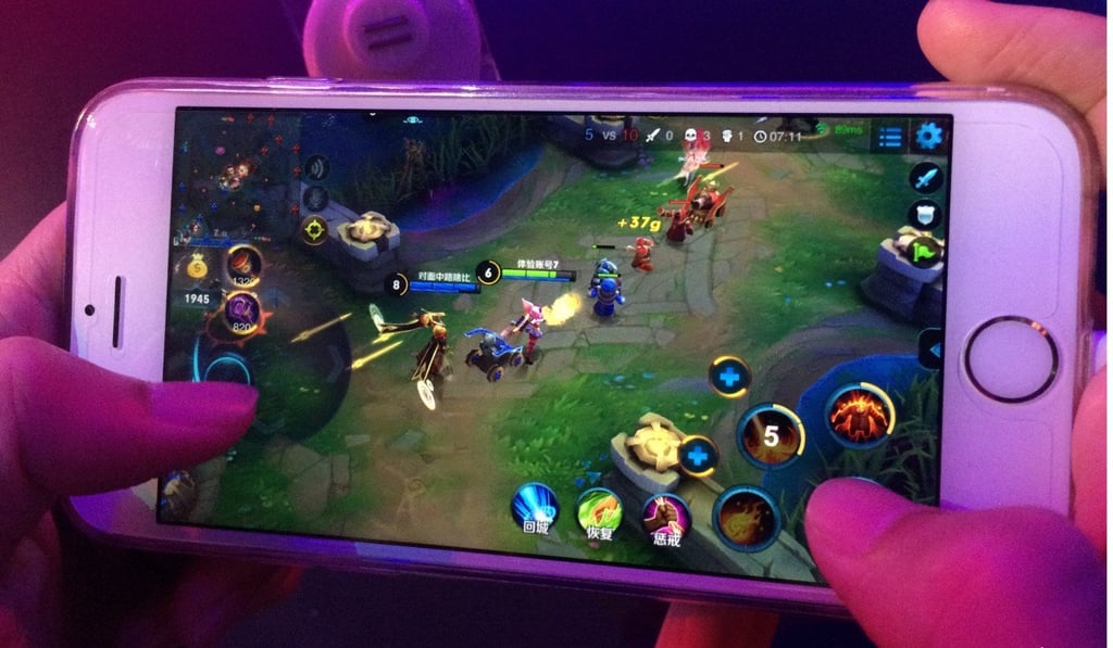 Honour of Kings, a role-playing game for smartphones, has become the highest-grossing mobile game in China with more than 200 million players. Photo: Handout