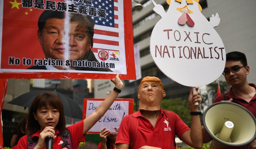 Some Hongkongers were against Steve Bannon from the beginning. Photo: AFP Some Hongkongers were against Steve Bannon from the beginning. Photo: AFP