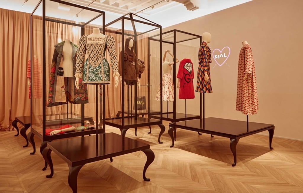 Inside the ‘Gucci Garden’. Inside the ‘Gucci Garden’.