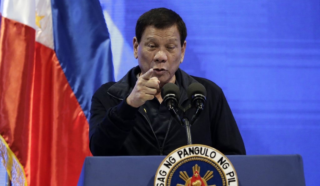 Colourful language: Philippine President Rodrigo Duterte. Photo: EPA