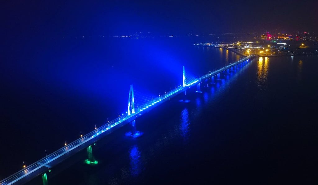 Major work on the bridge was completed in December. Photo: Xinhua