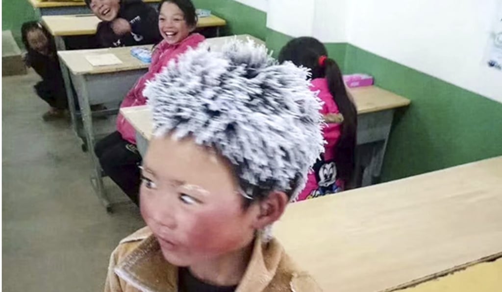 The picture of Wang Fuman that turned him into an internet sensation. Photo: News.163.com