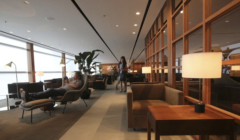 The Pier lounge at Hong Kong International Airport. Photo: Edward Wong