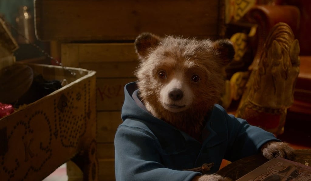 This image released by Warner Bros Pictures shows Paddington, voiced by Ben Whishaw, in a scene from Paddington 2. Photo: AP
