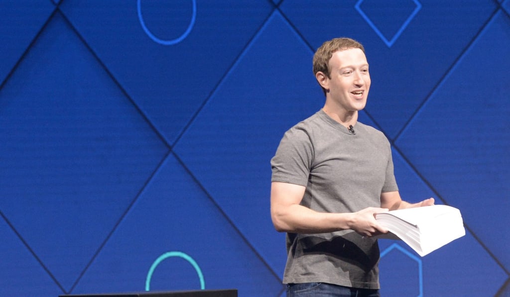 Mark Zuckerberg, founder of Facebook, speaks during the opening of the annual Facebook Developer Conference F8 on April 18 last year in San Jose, California. The company admitted Monday it took too long to recognise how its site was being abused to spread misinformation and sow division during the 2016 presidential election. Photo: EPA