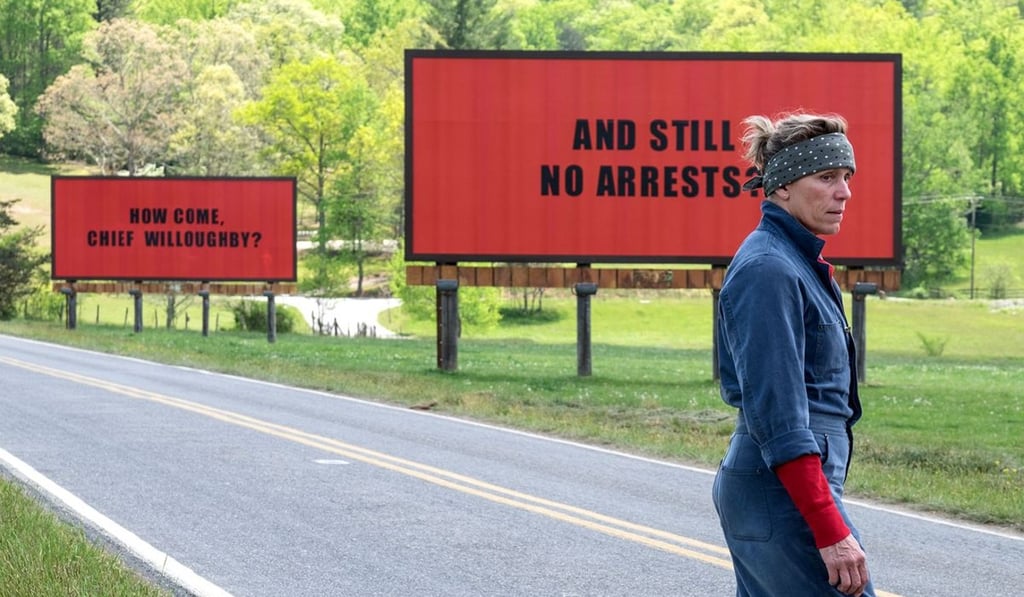 Frances McDormand has been nominated for Best Actress for her role in Three Billboards Outside Ebbing, Missouri. She previously won Best Actress in 1997 for her starring role in crime comedy Fargo. Image: Fox Searchlight Pictures