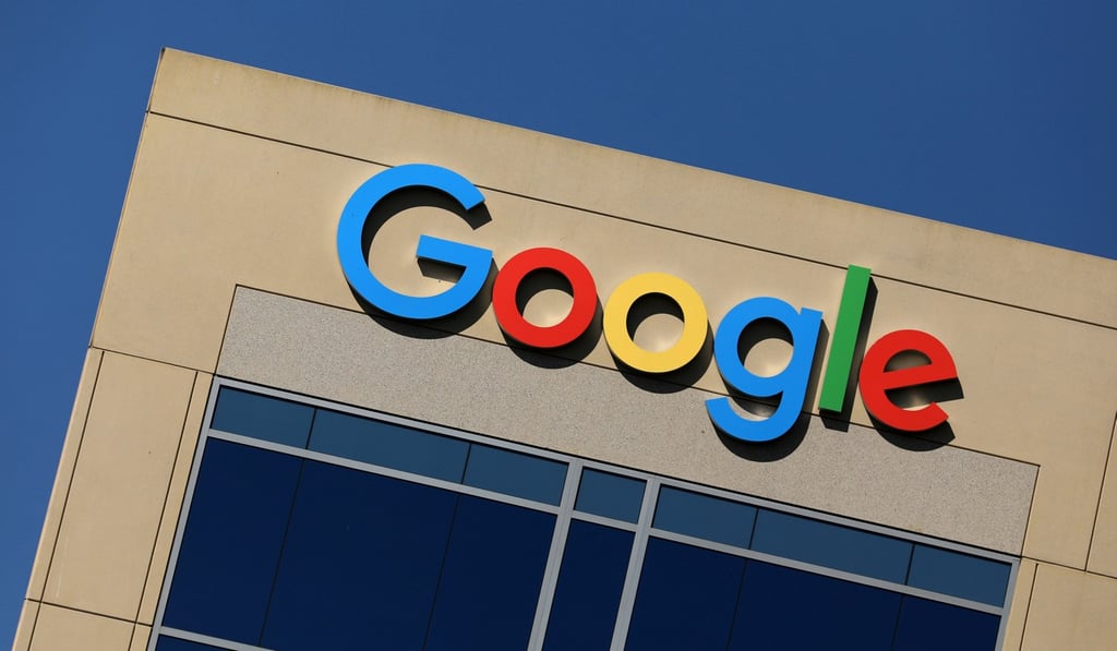 Google logo is pictured atop an office building in Irvine, California,. Photo: Reuters