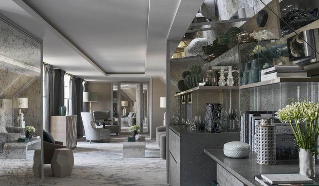 A living room at Hôtel de Crillon. Photo: Hôtel de Crillon, A Rosewood Hotel