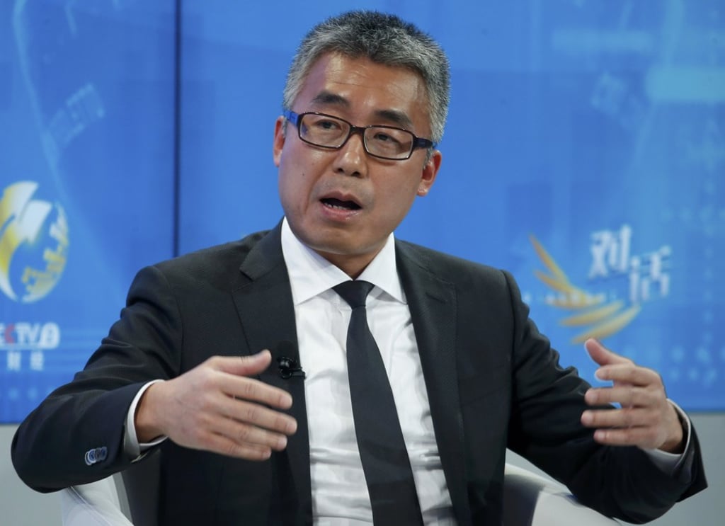Li Ruigang, founder of China Media Capital (CMC), at the annual meeting of the World Economic Forum (WEF) in Davos, Switzerland on January 18, 2017. Photo: REUTERS/Ruben Sprich