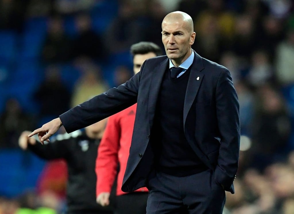 Real Madrid coach Zinedine Zidane took full responsibility for the loss. Photo: AFP