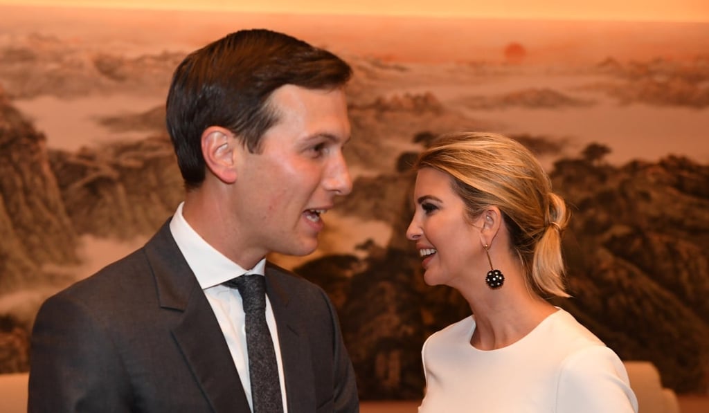 Ivanka Trump and her husband Jared Kushner, White House senior adviser, attend a Chinese National Day reception held by the Chinese Embassy in Washington on September 27. Photo: Xinhua