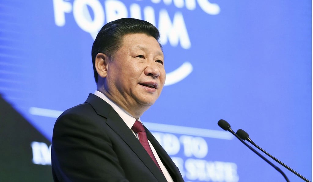 Chinese President Xi Jinping at Davos last year. Photo: Xinhua Chinese President Xi Jinping at Davos last year. Photo: Xinhua