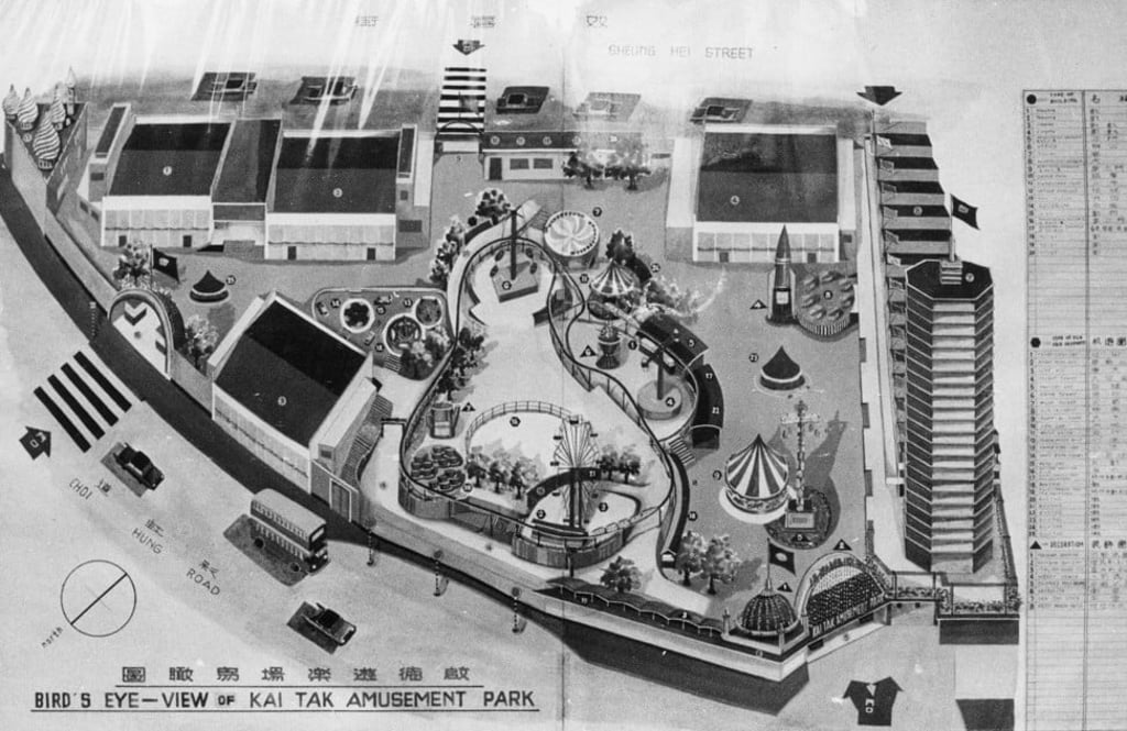 A map of the proposed Kai Tak park.