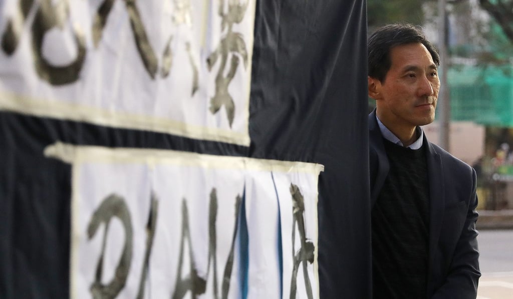 Edward Yiu has been campaigning for the Kowloon West constituency. Photo: Sam Tsang