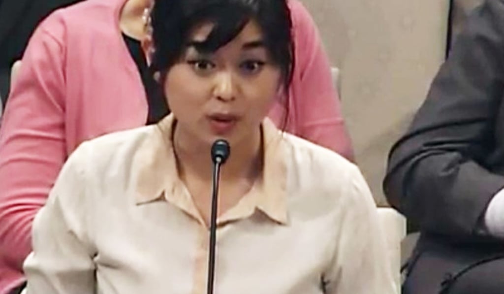 Angela Gui did not remember speaking to Woo Chih-wai. Then she did remember. Photo: Handout