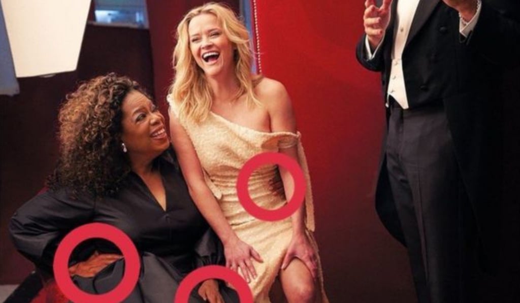 Vanity Fair gives Oprah and Reese Witherspoon extra limbs. Photo: Vanity Fair
