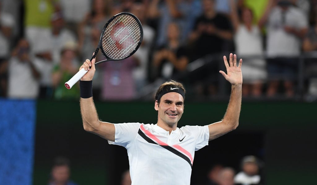 Federer is now the joint record winner of the Australian Open. Photo: EPA