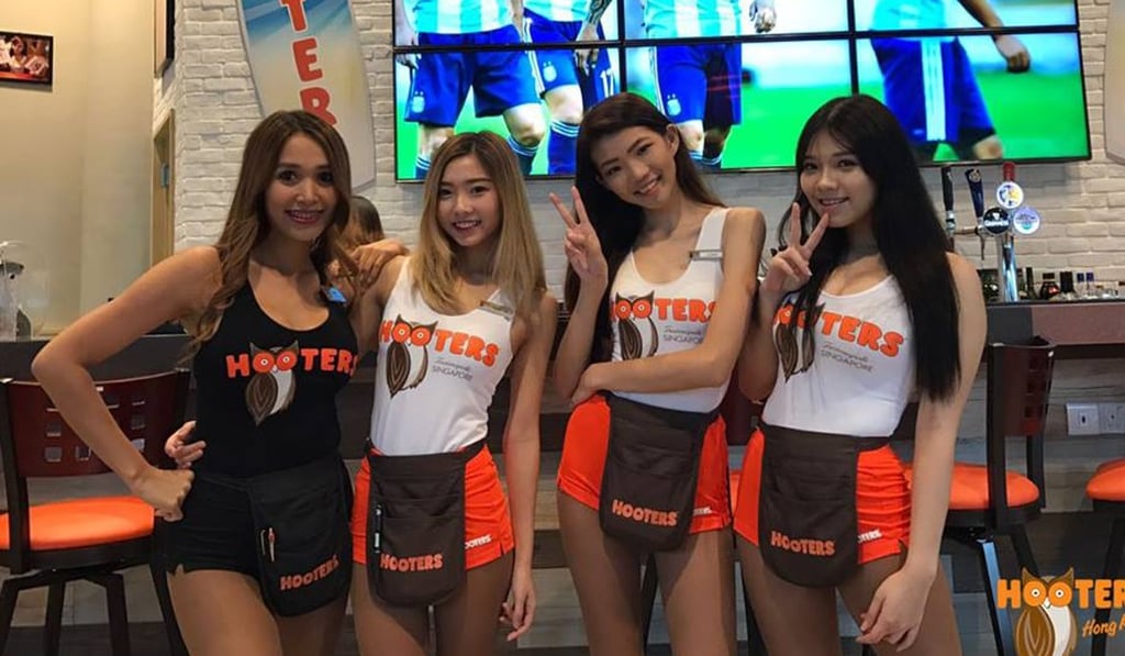Waitresses at Hooters Hong Kong. Photo: Facebook