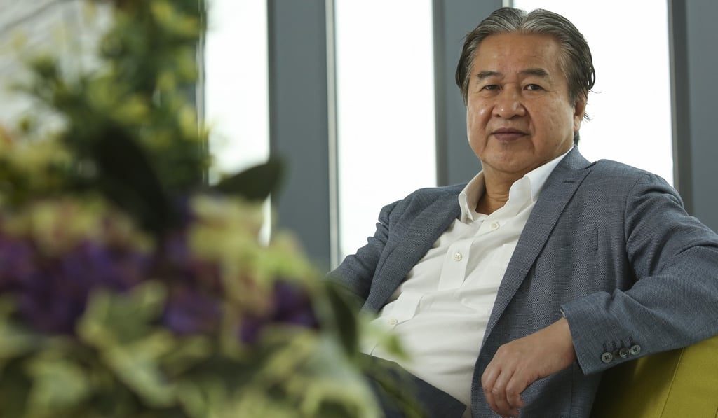 Yeung Kin-man, founder and chairman of Biel Crystal Manufactory Limited during an interview at the Legend Tower in Kwun Tong in June 2017. Photo: SCMP / Edmond So