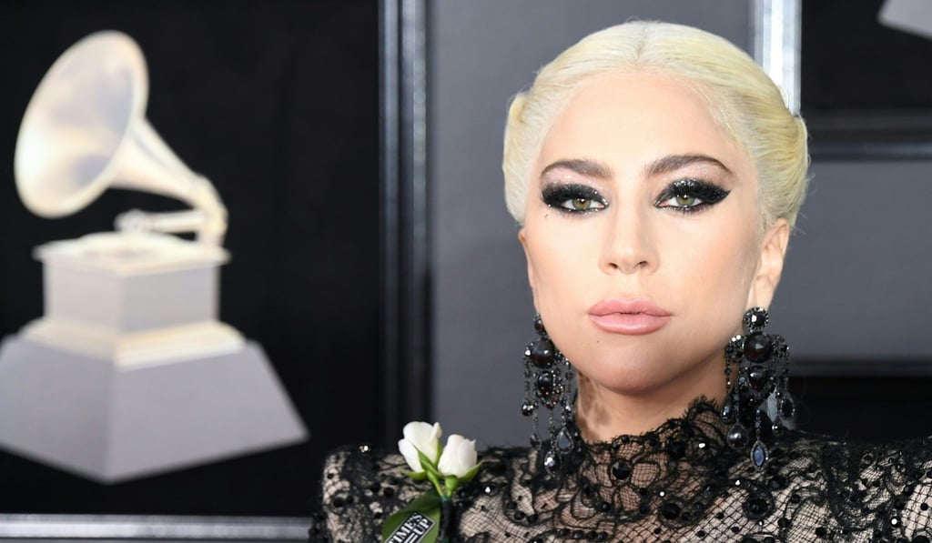 Lady Gaga arrives for the 60th Grammy Awards on January 28, 2018, in New York. Photo: Agence France-Presse
