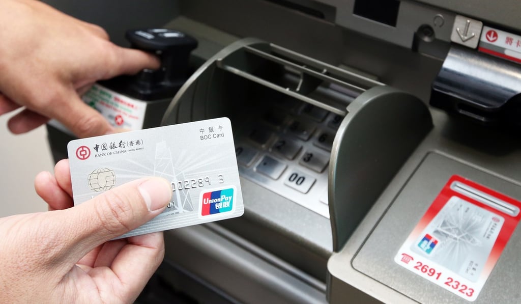 Using finger vein technology is better than facial recognition, says BOCHK. Photo: David Wong