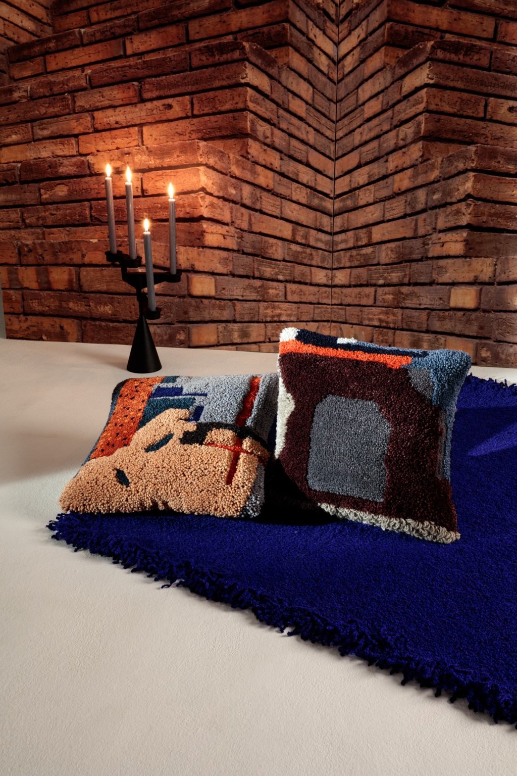 Tom Dixon's first textile collection, Super Texture. Tom Dixon's first textile collection, Super Texture.