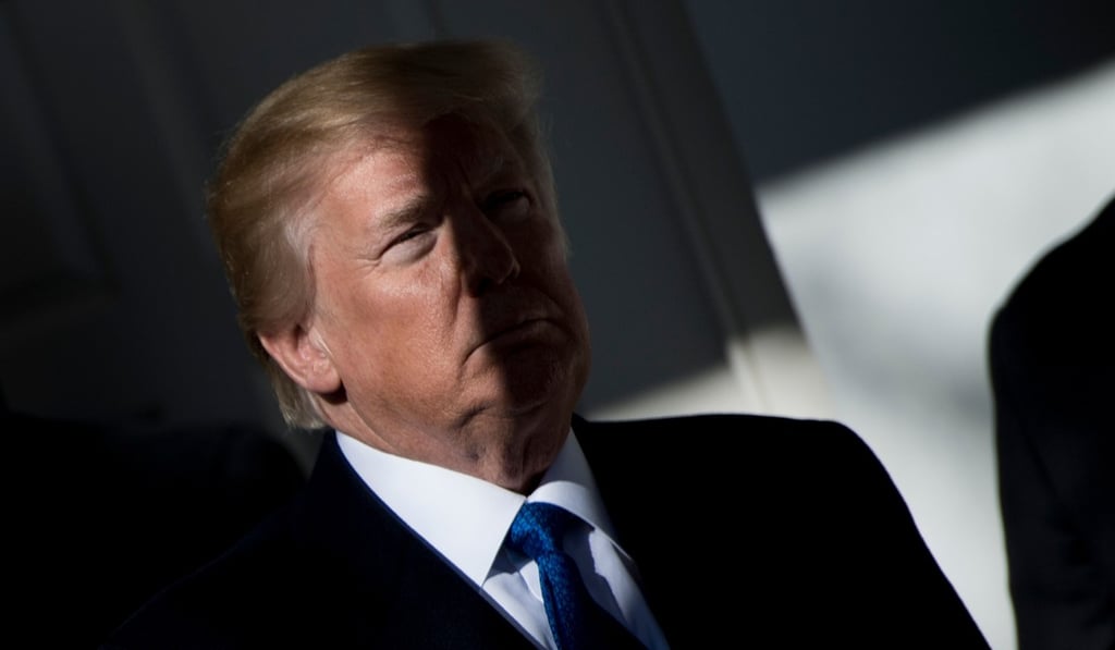 This file photo taken on January 19, 2018 shows US President Donald Trump waiting to speak live via video link to the annual “March for Life” participants and anti-abortion leaders from the White House. The US leader ordered the firing of Russia investigation special counsel Robert Mueller last year but later reversed course, The New York Times reported. Photo: AFP This file photo taken on January 19, 2018 shows US President Donald Trump waiting to speak live via video link to the annual “March for Life” participants and anti-abortion leaders from the White House. The US leader ordered the firing of Russia investigation special counsel Robert Mueller last year but later reversed course, The New York Times reported. Photo: AFP