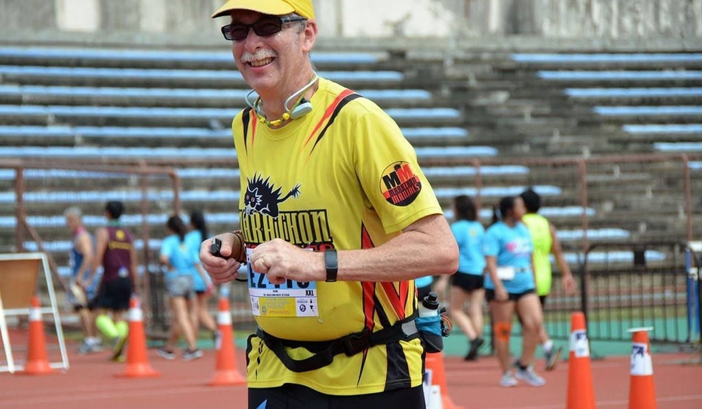 Retired police officer Mike Cartwright, 59, has completed 167 full marathons in 25 countries since Beijing in October 2006.
