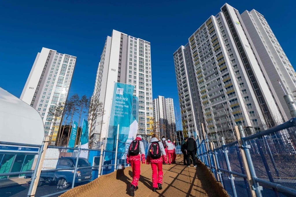 The Athletes’ Olympic Village in Gangneung. Photo: AFP The Athletes’ Olympic Village in Gangneung. Photo: AFP