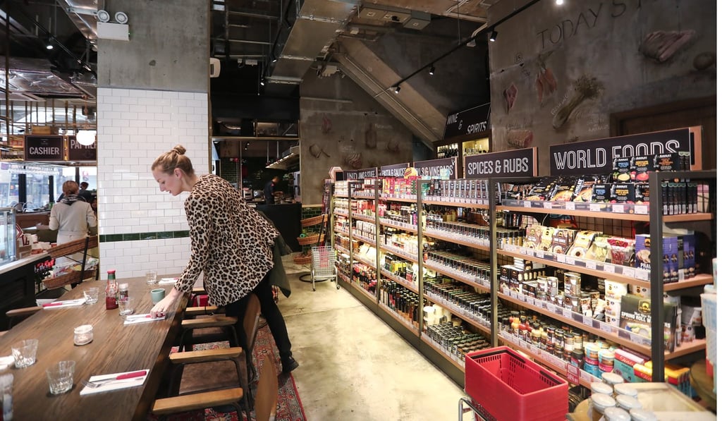 Why not do your groceries while you are waiting for your meal? Photo: Jonathan Wong