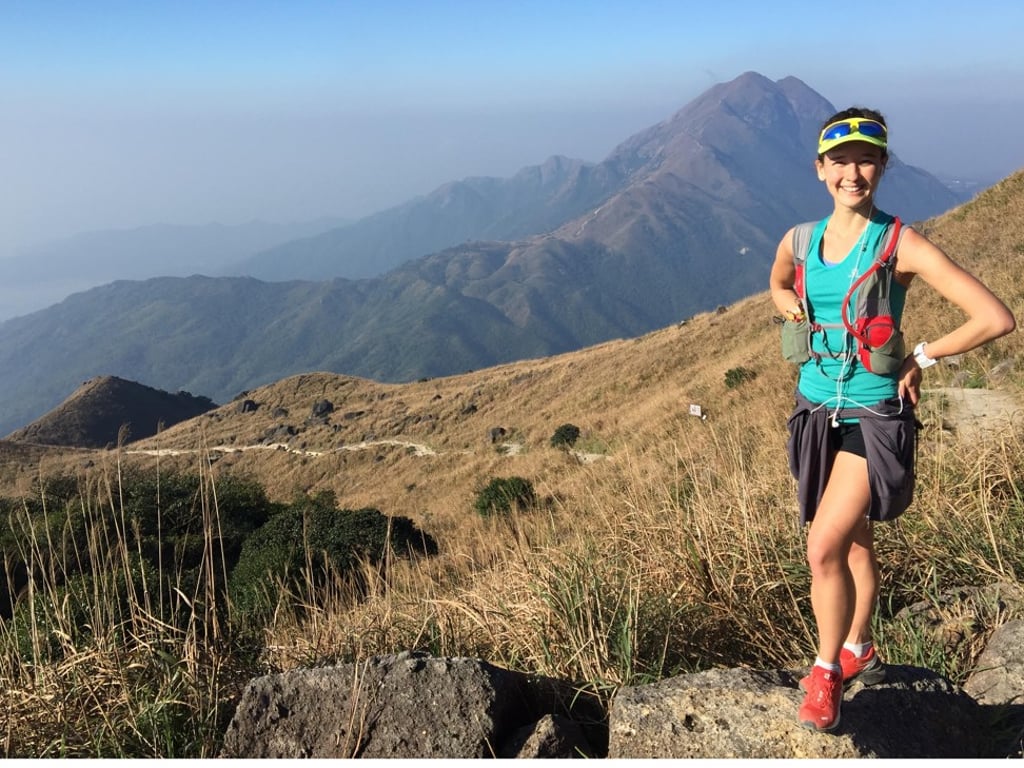 Sarah Pemberton training on Lantau. Photo: Handout