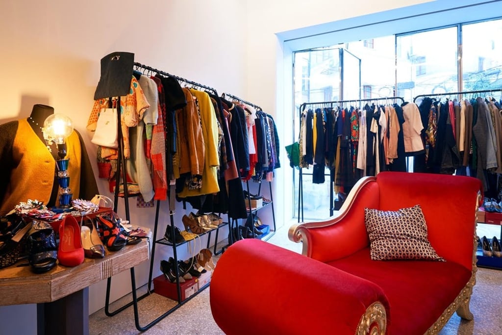 A wide selection of second-hand clothing and other items on consignment at Pawnstar.