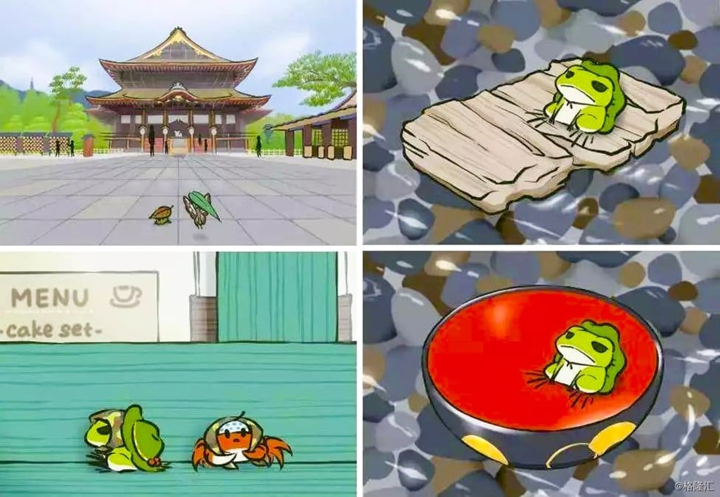 Travel Frog: A simple, low-maintenance Japanese game that’s a hit in China. Photo: cnfol.hk