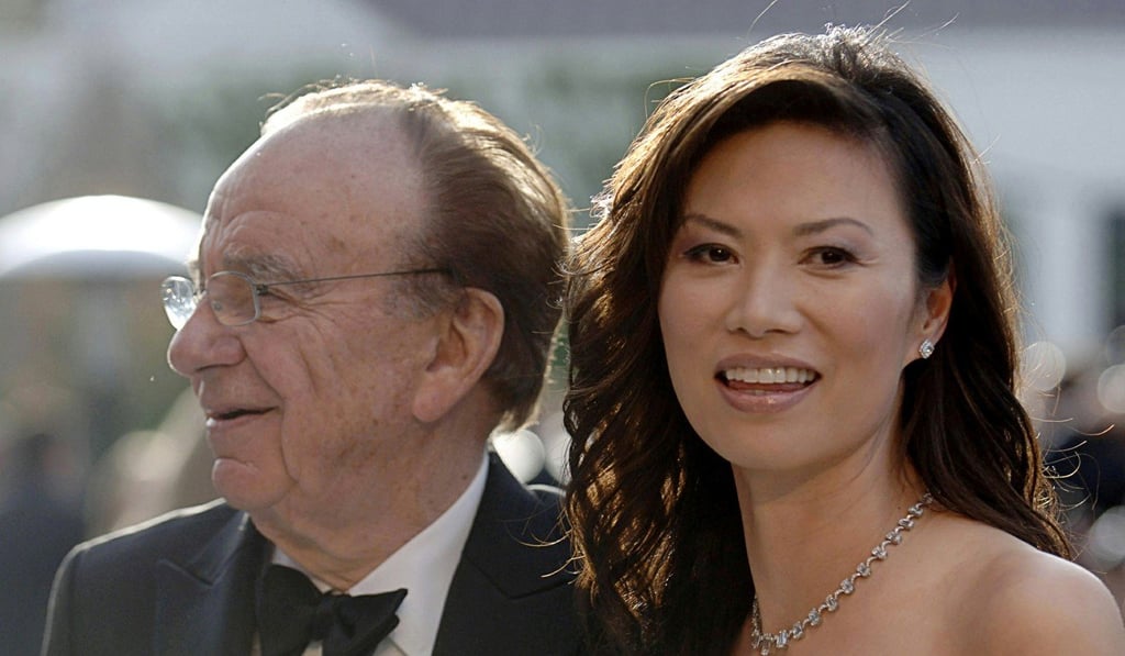 Rupert Murdoch and ex-wife Wendi Deng. Photo: Reuters