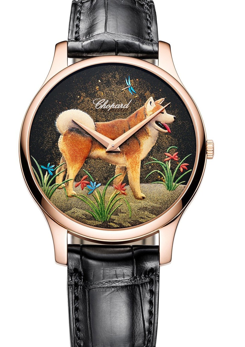 Only 88 of the Chopard L.U.C XP Urushi – Year of the Dog timepieces have been created. Only 88 of the Chopard L.U.C XP Urushi – Year of the Dog timepieces have been created.