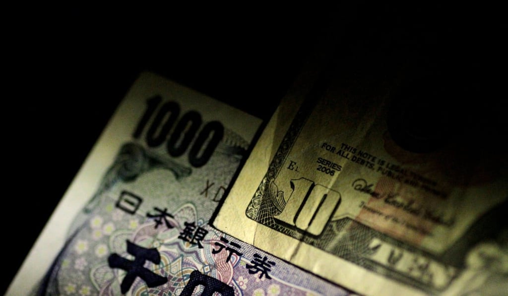 The Japanese yen has not appreciated against the dollar significantly since the Trump election in 2016. Photo: Reuters