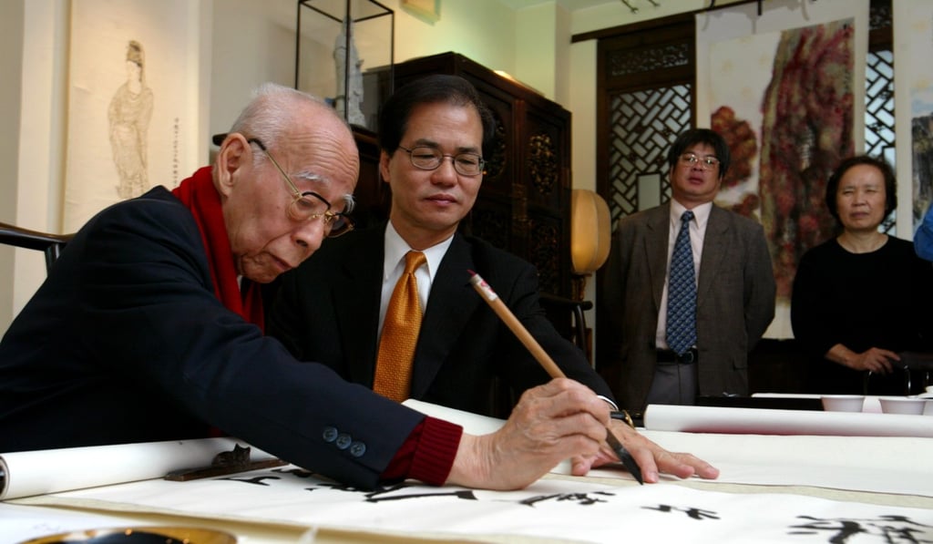 Jao Tsung-i (left) was a prolific writer, painter and calligrapher. Photo: Dustin Shum