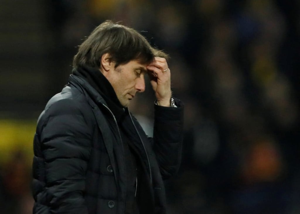 Antonio Conte is under fire at Chelsea after a string of poor results. Photo: Reuters