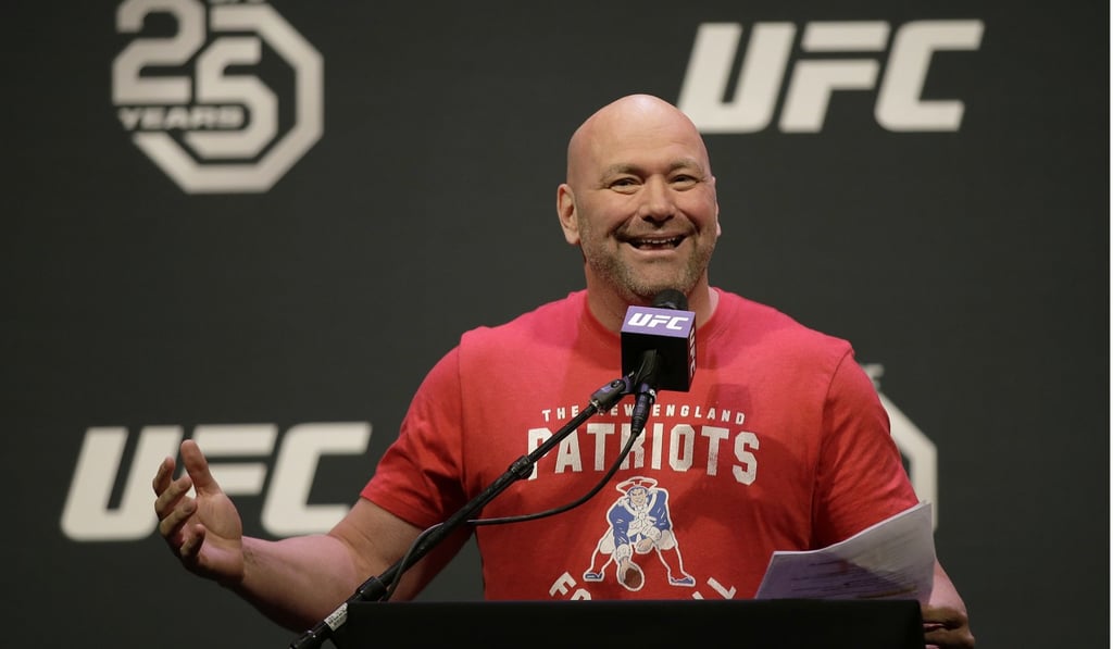 Dana White, president of the Ultimate Fighting Championship, has spoken out over Woodley’s claims that he will fight Nate Diaz. Photo: AP
