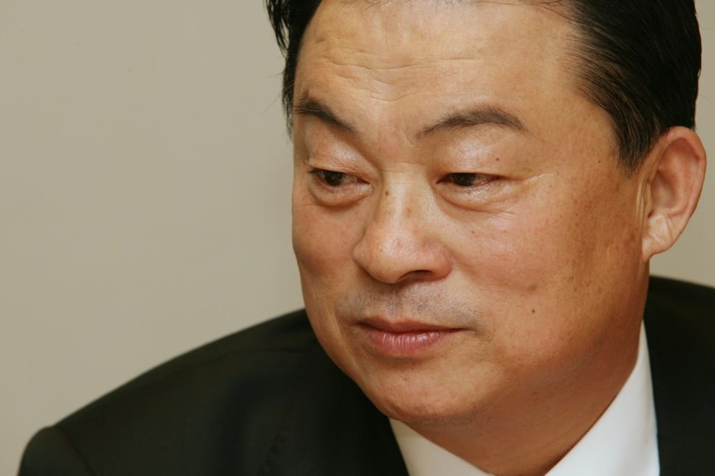 Zhu Yuguo, founder and former chairman of Qunxing Paper Holdings, during a September 2007 interview in Hong Kong. Photo: SCMP