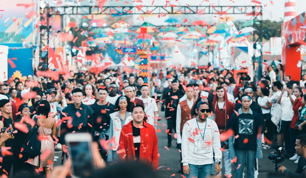 Festivalgoers at WTF Festival 2017.