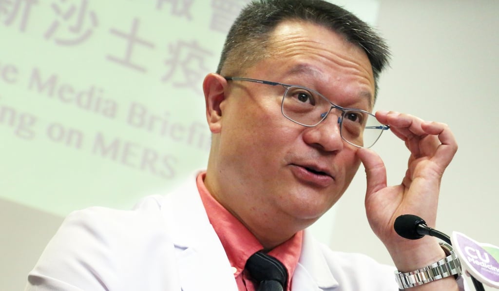 Professor David Hui from Chinese University was one of two experts consulted before the early closure of schools. Photo: Felix Wong