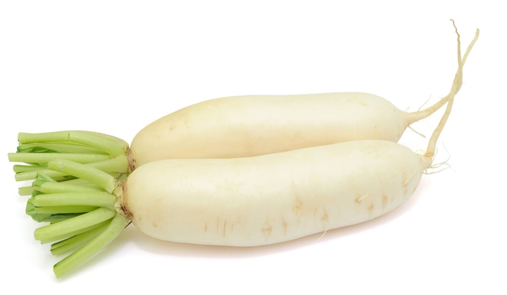 Loh bok or white radish. Loh bok or white radish.