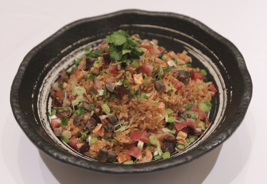 Fried glutinous rice with preserved meat at the Golden Valley restaurant in Wan Chai. Photo: Roy Issa