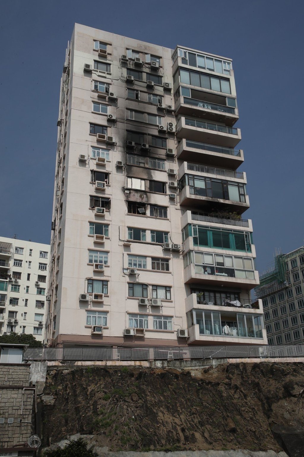 It took firefighters 90 minutes to extinguish the blaze. Photo: Edward Wong