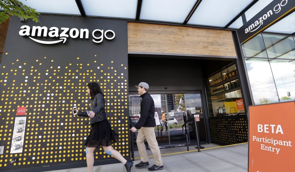 An Amazon Go checkout-free store in Seattle. Photo: AP